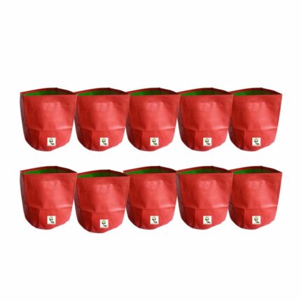 12×12 inch Grow Bags for Plants Pack of 10 pack of 10 — Durable, Premium quality | Native Indian Organics