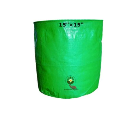 15×15 Inch Green bags for Plants — Durable, Premium quality | Native Indian Organics