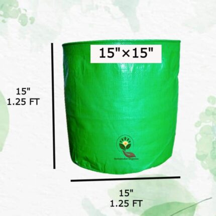 15 15 Inch Grow Bag Pack Of 10 — Reliable, Durable | Native Indian Organics