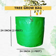 24×24 Inch Tree grow bag — Durable, Premium quality | Native Indian Organics