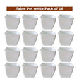 Small Plant pots (set of 16) Table top pots — Reliable, Durable | Native Indian Organics