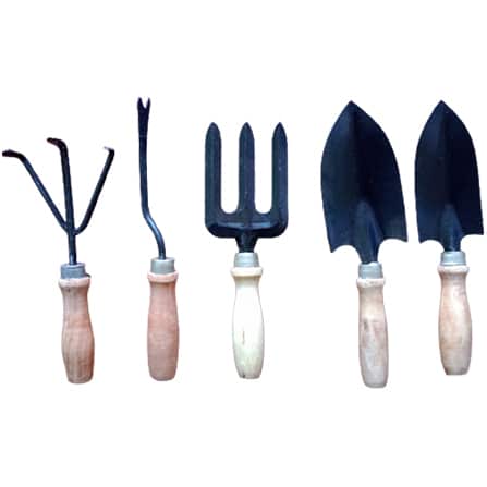 Garden Tools Set (Set of 5) — Reusable, Breathable | Native Indian Organics