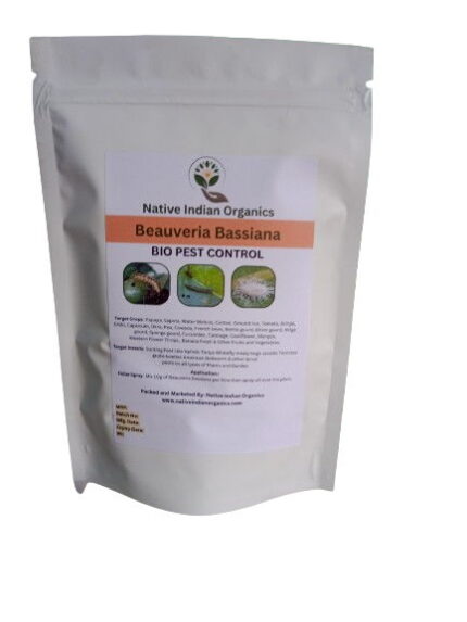 Beauveria Bassiana Bio Pesticide 1KG | An 1kg Package of beauveria bassiana bio pesticide in stand-up pouch - Native Indian Organics