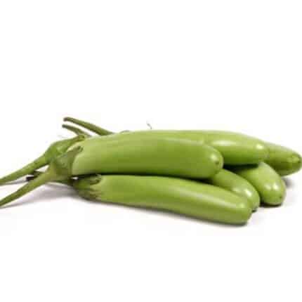 Brinjal Green Long seeds — Non-GMO, Aromatic seed pack | Native Indian Organics