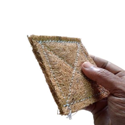 Coir Dish Wash Scrubber Pack Of 1 — Durable, Premium quality | Native Indian Organics
