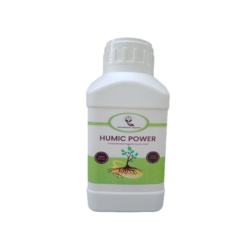 Humic Power Humic acid 500ml — Non-GMO, Aromatic seed pack | Native Indian Organics