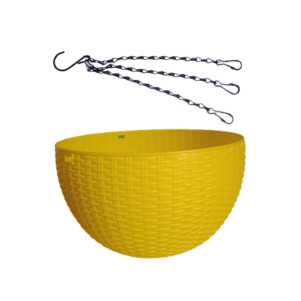 Decorative Hanging Pots Ratan Design — Reliable, Durable | Native Indian Organics