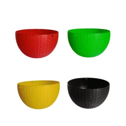 Hanging Baskets Ratan Designer Set Of 4 — Premium quality, Durable | Native Indian Organics