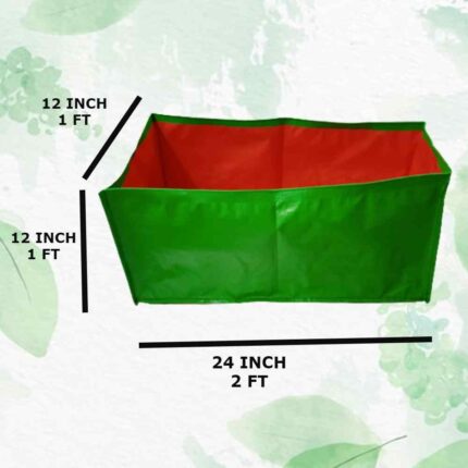 24X12X12 Rectangular Grow Bag Pack Of 4 — Durable, Premium quality | Native Indian Organics