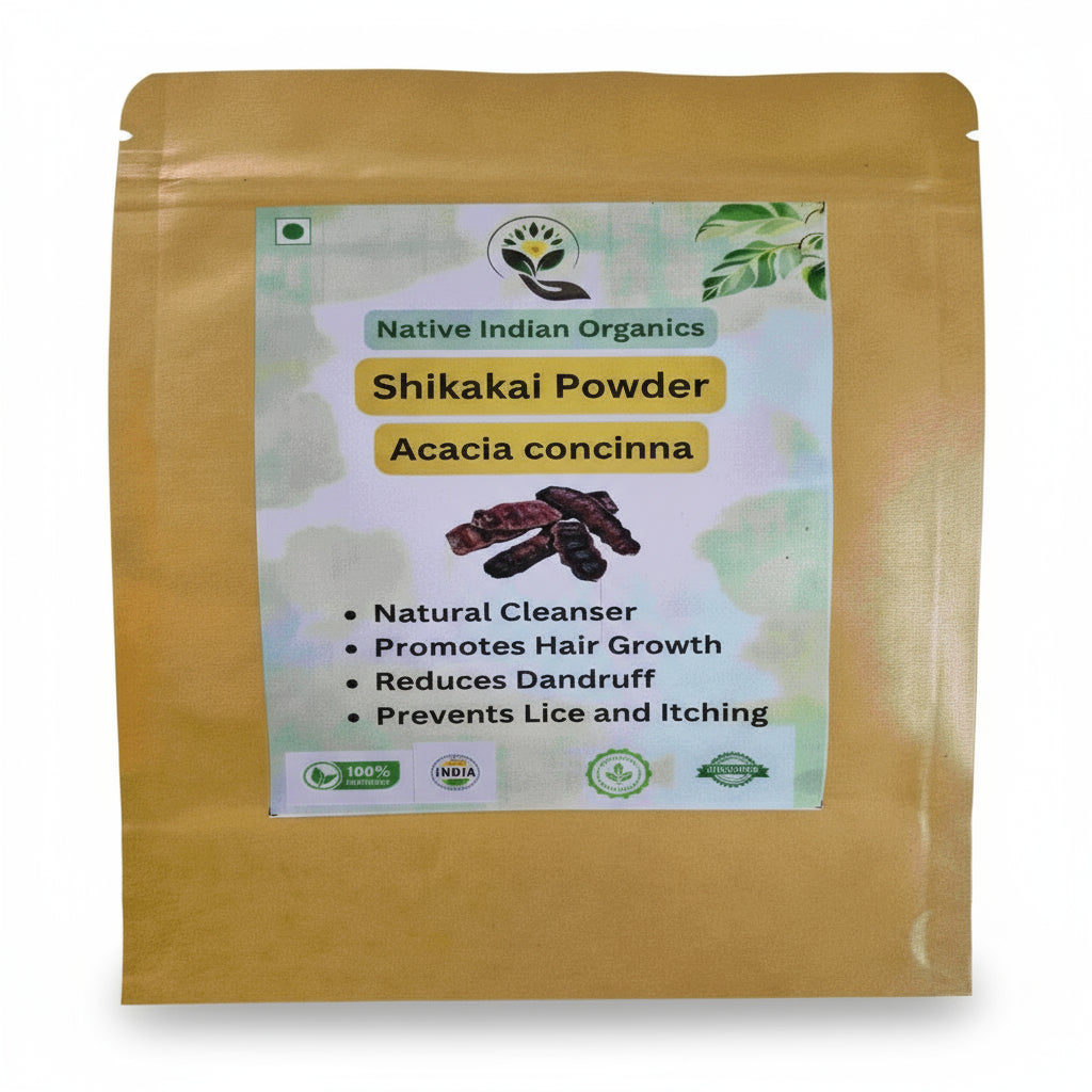 Shikakai powder shampoo package online - Natural , Organic and Herbal Hair wash cleaner