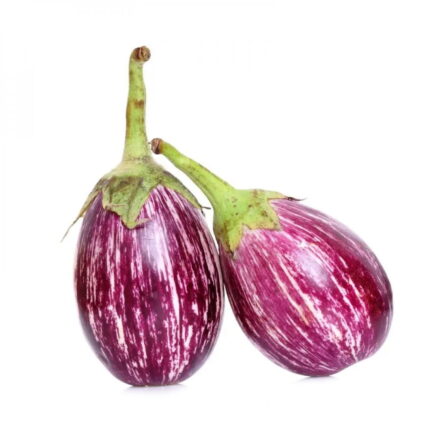 Striped Brinjal (Purple) Seeds — Crisp, Organic seed pack | Native Indian Organics