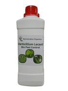 Verticillium Lecanii liquid Bio Pesticide 500ML — Airtight, Durable glass bottle with cork | Native Indian Organics