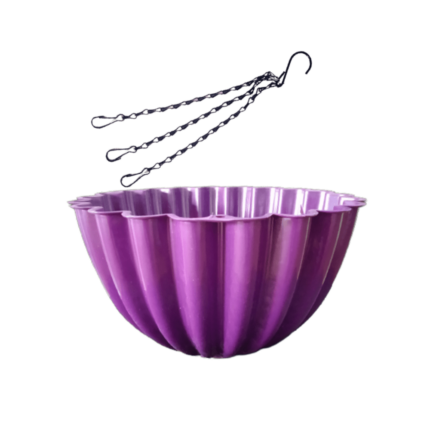 Colorful hanging Pots 9 Inch set of 1 — Sturdy, Breathable | Native Indian Organics