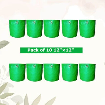 12×12 Inch Garden Grow bags Pack of 10 pack of 10 — Premium quality, Durable | Native Indian Organics