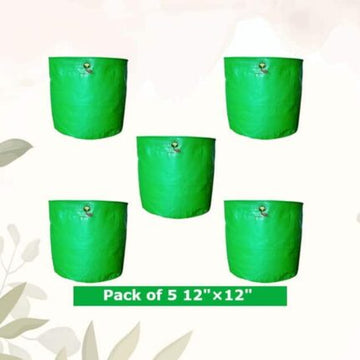 12×12 inch Tomato Grow Bags Pack of 5 pack of 5 — Reliable, Durable | Native Indian Organics