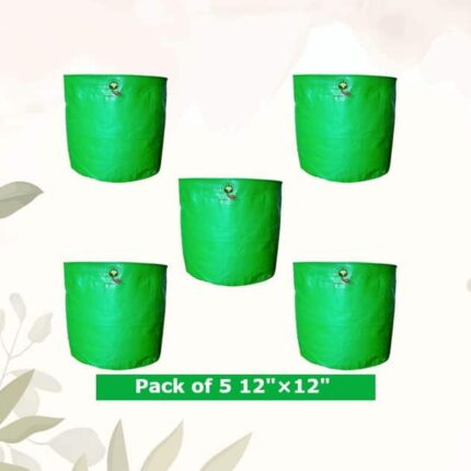 12×12 inch Tomato Grow Bags Pack of 5 pack of 5 — Reliable, Durable | Native Indian Organics