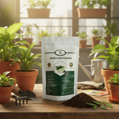 Neem Cake powder 500G — Peat-free, Organic | Native Indian Organics