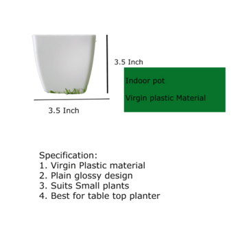 Table Top Square Pot For Indoor Plants — Reliable, Durable | Native Indian Organics