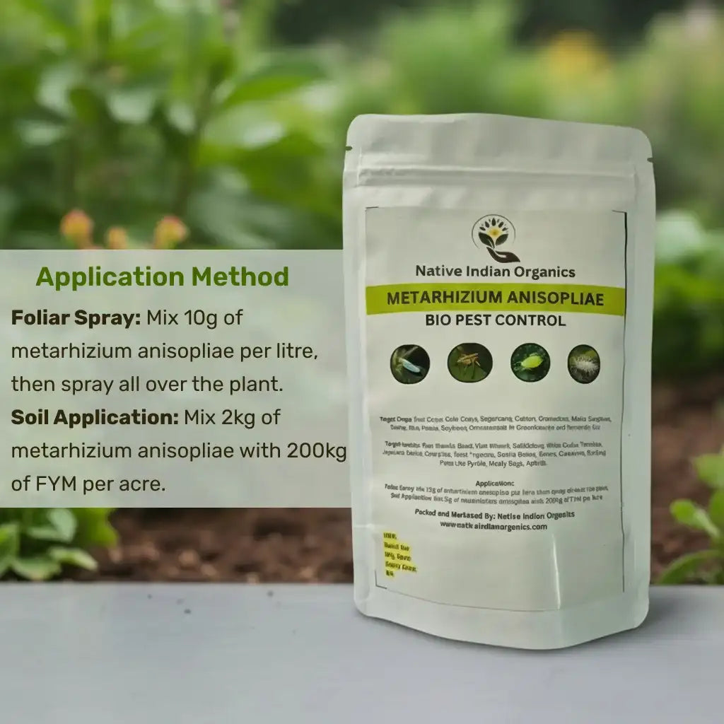 Metarhizium Anisopliae Bio Pest Control - Application Method | Native Indian Organics