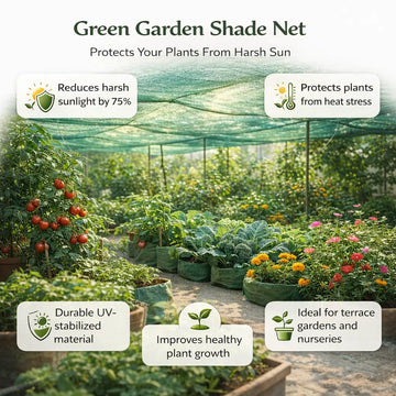 Garden Green Shade Net 75% 20*10 Feet
