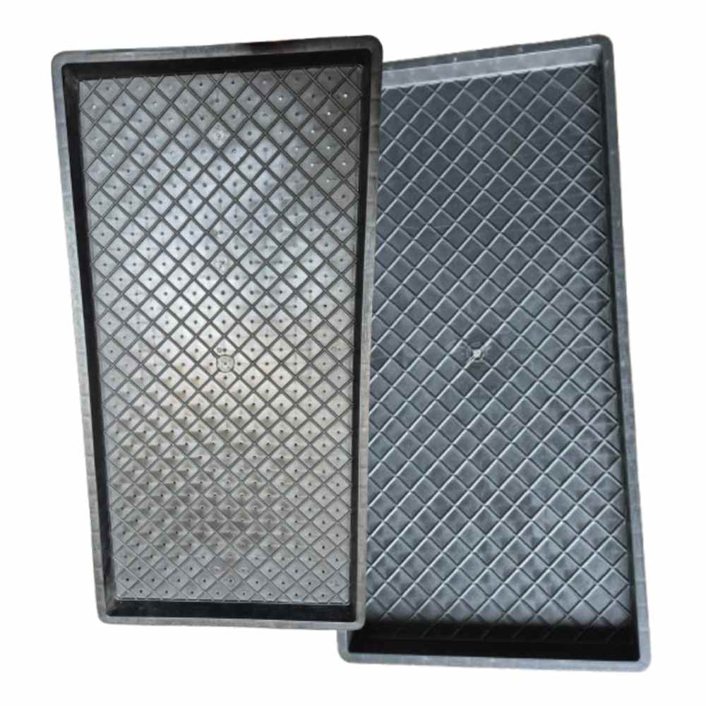 Microgreen Tray Set of 2 One tray with hole and one tray without hole