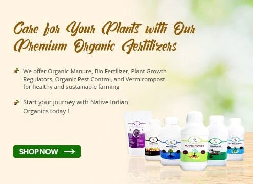 Organic Fertilizers for Healthy and sustainable gardening - Native Indian Organics
