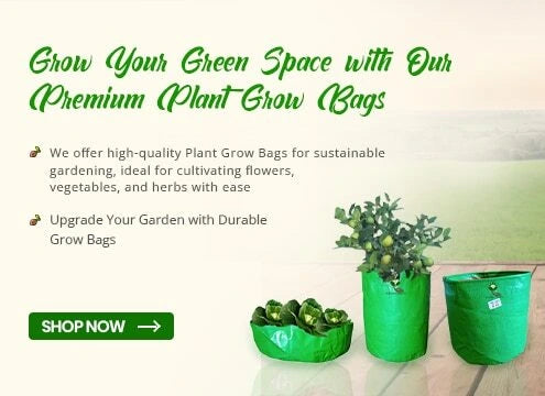  Gardening HDPE grow bags - High-Quality and Durable Grow Bags - Native Indian Organics