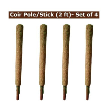 Coir Moss Stick 2 Ft Set of 4 — Eco-friendly, Organic | Native Indian Organics