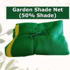 Green Garden shade net 50% (10×10 Ft) — Premium quality, Durable | Native Indian Organics