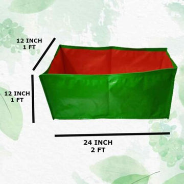 24X12X12 Rectangular Grow Bag Pack Of 4 — Durable, Premium quality | Native Indian Organics