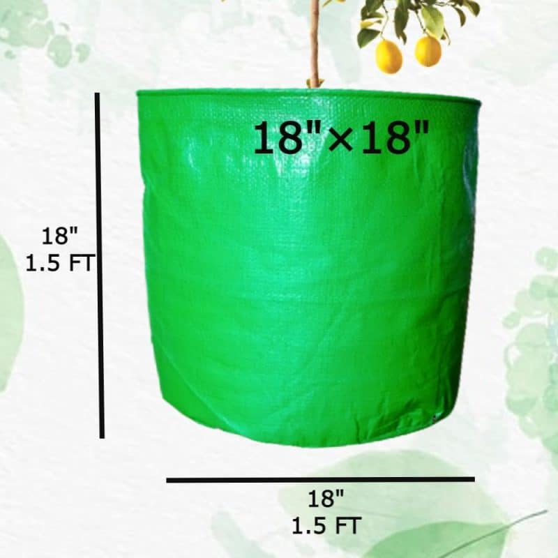 18x18 grow bag